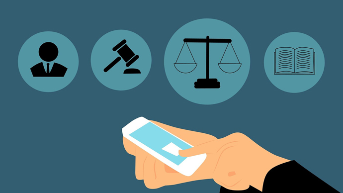 A lawyer giving legal advice to a consumer about their rights